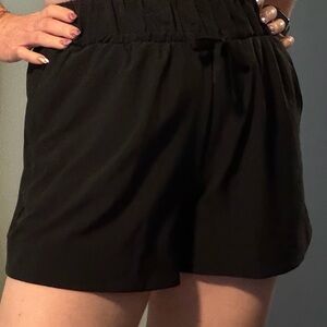 All in Motion Women's High Waist Black Shorts